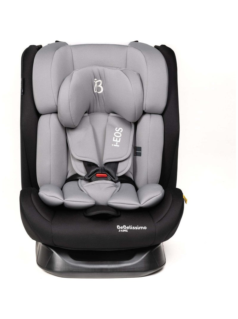 Silla de coche I-size   - 40-150 cm - i-EOS - con cinturón de seguridad Gris - Kiabi