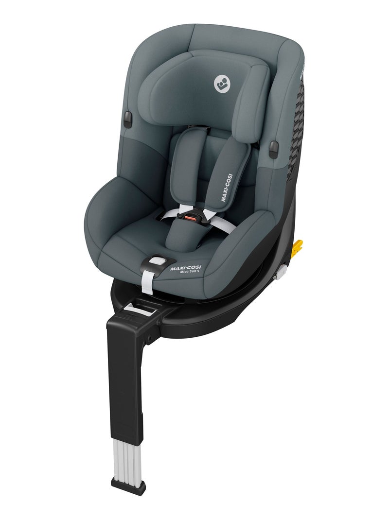 Silla de coche infantil giratoria Mica 360 S, i-Size Gris beige - Kiabi