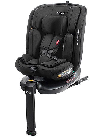 Silla de coche Jade i-Size 40 a 150 cm Isofix Leg Support Vivitta INTENSE BLACK