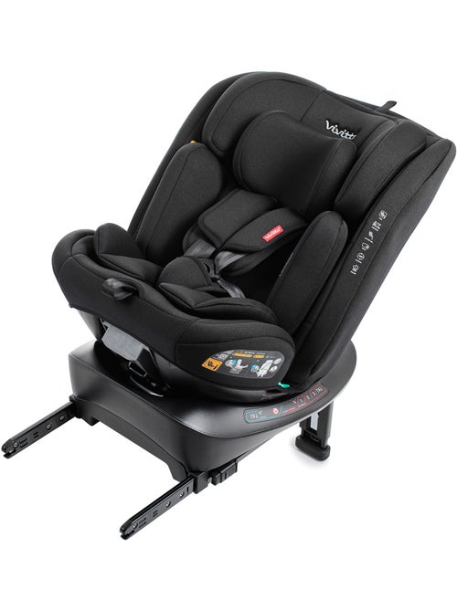 Silla de coche Jade i-Size 40 a 150 cm Isofix Leg Support Vivitta INTENSE BLACK - Kiabi Silla de coche Jade i-Size 40 a 150 cm Isofix Leg Support Vivitta INTENSE BLACK - Kiabi