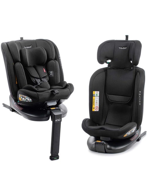 Silla de coche Jade i-Size 40 a 150 cm Isofix Leg Support Vivitta INTENSE BLACK - Kiabi Silla de coche Jade i-Size 40 a 150 cm Isofix Leg Support Vivitta INTENSE BLACK - Kiabi