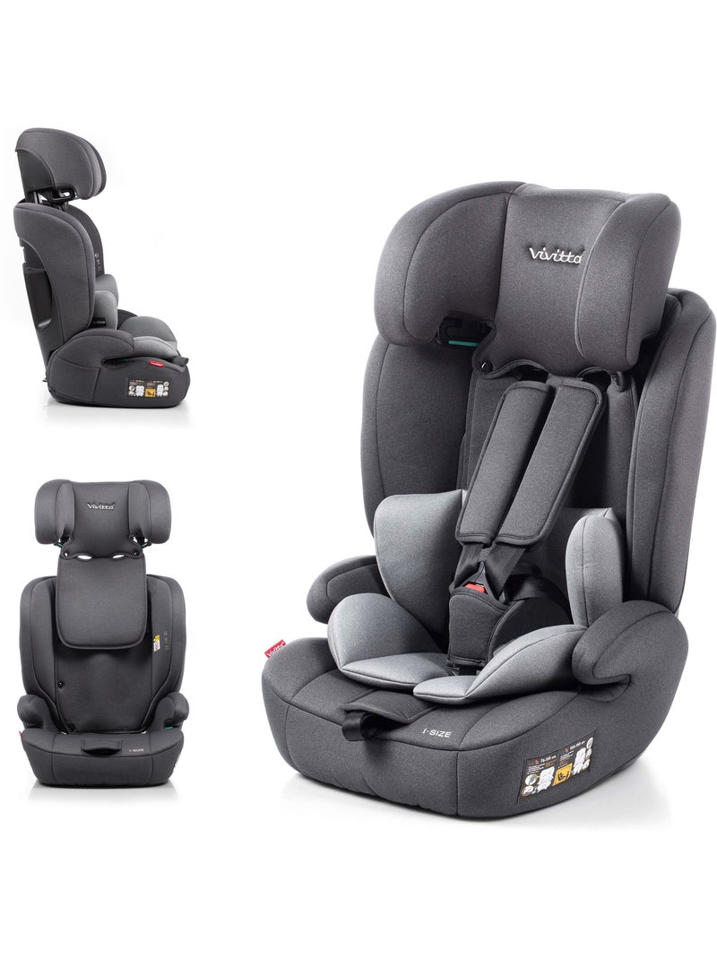 Silla de coche Kali Ibelt 76-150 cm Vivitta - ANTHRACITE MELANGE Gris antracita - Kiabi