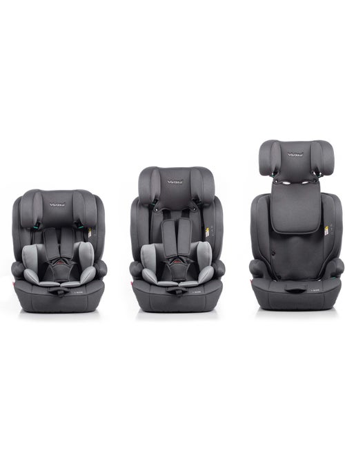 Silla de coche Kali Ibelt 76-150 cm Vivitta - ANTHRACITE MELANGE - Kiabi Silla de coche Kali Ibelt 76-150 cm Vivitta - ANTHRACITE MELANGE - Kiabi