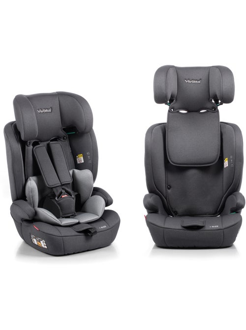 Silla de coche Kali Ibelt 76-150 cm Vivitta - ANTHRACITE MELANGE - Kiabi Silla de coche Kali Ibelt 76-150 cm Vivitta - ANTHRACITE MELANGE - Kiabi