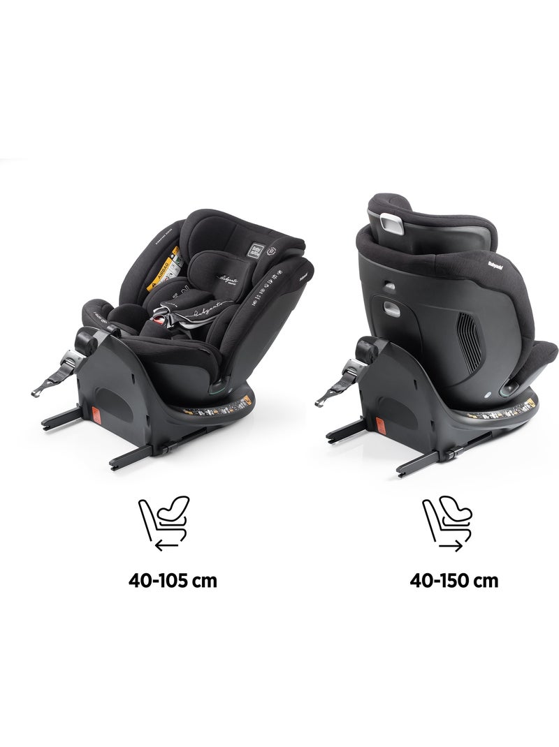 Silla de coche Kavan Ifix con Top Tether en la base 40 - 150 cm Babyauto - COAL Negro - Kiabi
