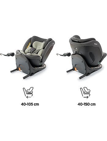 Silla de coche Kavan Ifix con Top Tether en la base 40 - 150 cm Babyauto - COAL
