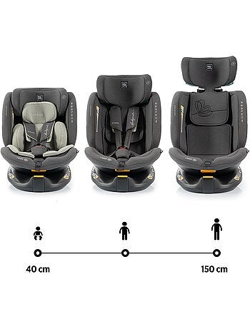 Silla de coche Kavan Ifix con Top Tether en la base 40 - 150 cm Babyauto - COAL