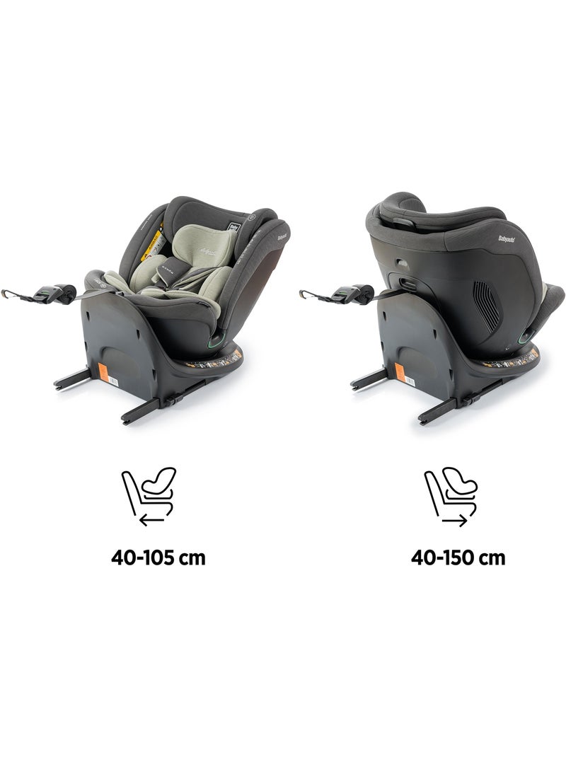 Silla de coche Kavan Ifix con Top Tether en la base 40 - 150 cm Babyauto - OLIVE GREY Verde oscuro - Kiabi