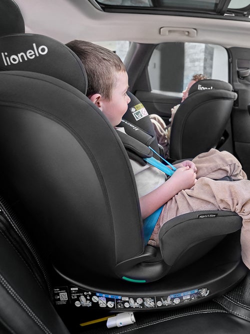Silla de coche LIONELO 360° Navy i-Size - ISOFIX - Carcasa ventilada - 40-150 cm - 0+/1/2/3 - Kiabi