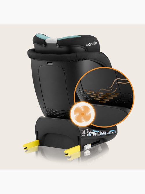 Silla de coche LIONELO 360° Navy i-Size - ISOFIX - Carcasa ventilada - 40-150 cm - 0+/1/2/3 - Kiabi