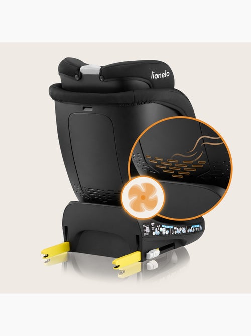 Silla de coche LIONELO 360° Navy i-Size - ISOFIX - Carcasa ventilada - 40-150 cm - 0+/1/2/3 - Kiabi