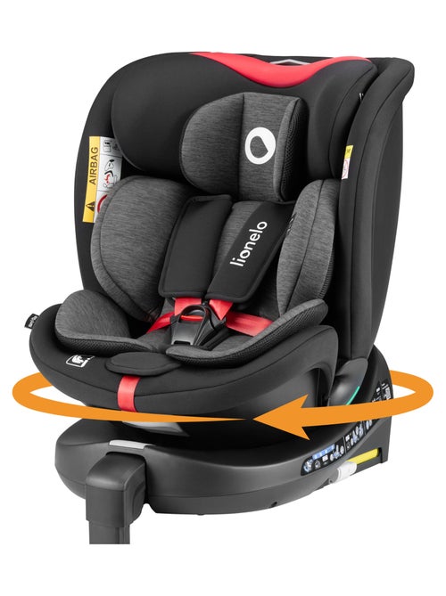Silla de coche LIONELO 360° Navy i-Size - ISOFIX - Carcasa ventilada - 40-150 cm - 0+/1/2/3 - Kiabi