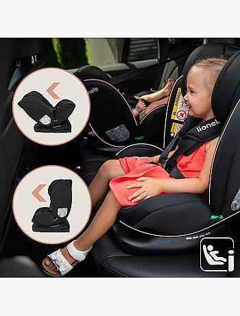 Silla de coche LIONELO Bastiaan i-Size 360° - ISOFIX - Grupo 0+/1/2/3 - 40 a 150 cm - SideProtect