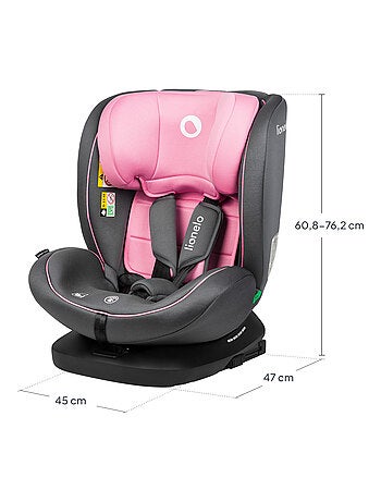 Silla de coche LIONELO Bastiaan i-Size 360° - ISOFIX - Grupo 0+/1/2/3 - 40 a 150 cm - SideProtect