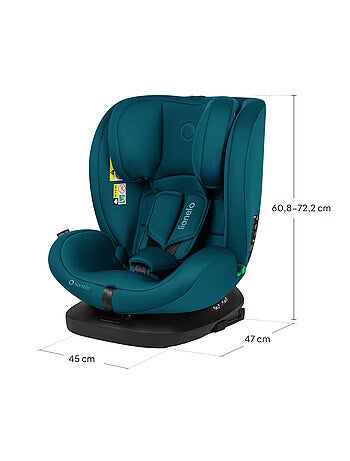 Silla de coche LIONELO Bastiaan i-Size 360° - ISOFIX - Grupo 0+/1/2/3 - 40 a 150 cm - SideProtect