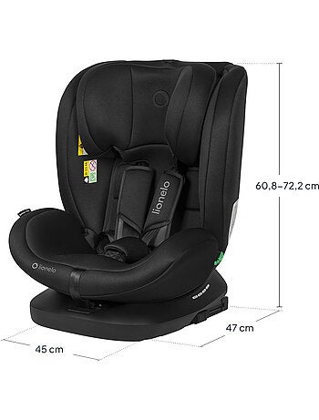 Silla de coche LIONELO Bastiaan i-Size 360° - ISOFIX - Grupo 0+/1/2/3 - 40 a 150 cm - SideProtect