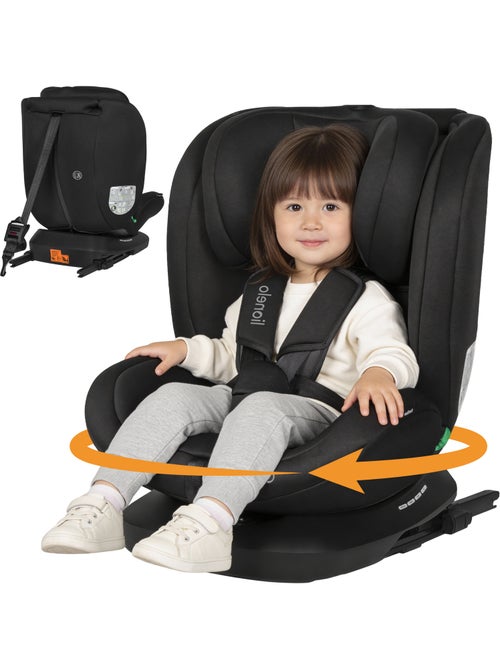 Silla de coche LIONELO Bastiaan i-Size 360° - ISOFIX - Grupo 0+/1/2/3 - 40 a 150 cm - SideProtect - Kiabi