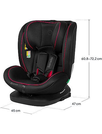 Silla de coche LIONELO Bastiaan i-Size 360° - ISOFIX - Grupo 0+/1/2/3 - 40 a 150 cm - SideProtect