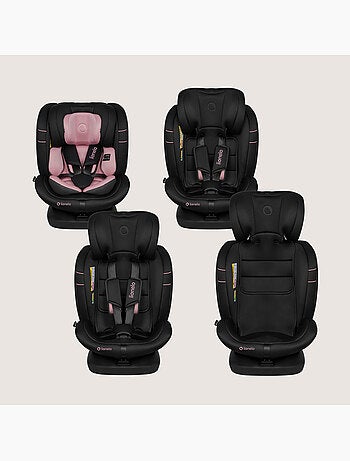 Silla de coche LIONELO Bastiaan i-Size 360° - ISOFIX - Grupo 0+/1/2/3 - 40 a 150 cm - SideProtect