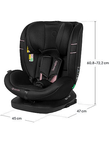 Silla de coche LIONELO Bastiaan i-Size 360° - ISOFIX - Grupo 0+/1/2/3 - 40 a 150 cm - SideProtect