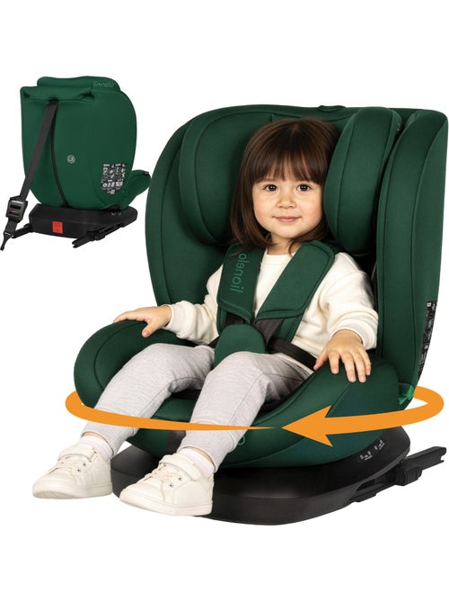 Silla de coche LIONELO Bastiaan i-Size 360° - ISOFIX - Grupo 0+/1/2/3 - 40 a 150 cm - SideProtect - Kiabi