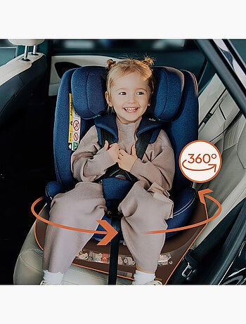 Silla de coche LIONELO Bastiaan One i-Size 40-150 cm - Base giratoria 360° - ISOFIX
