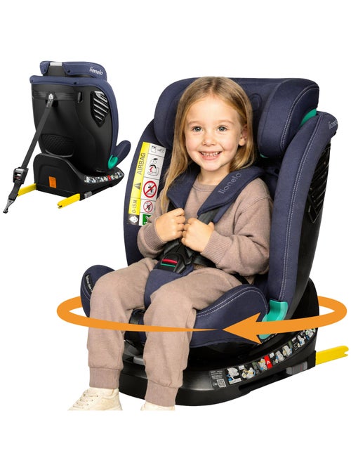 Silla de coche LIONELO Bastiaan One i-Size 40-150 cm - Base giratoria 360° - ISOFIX - Kiabi