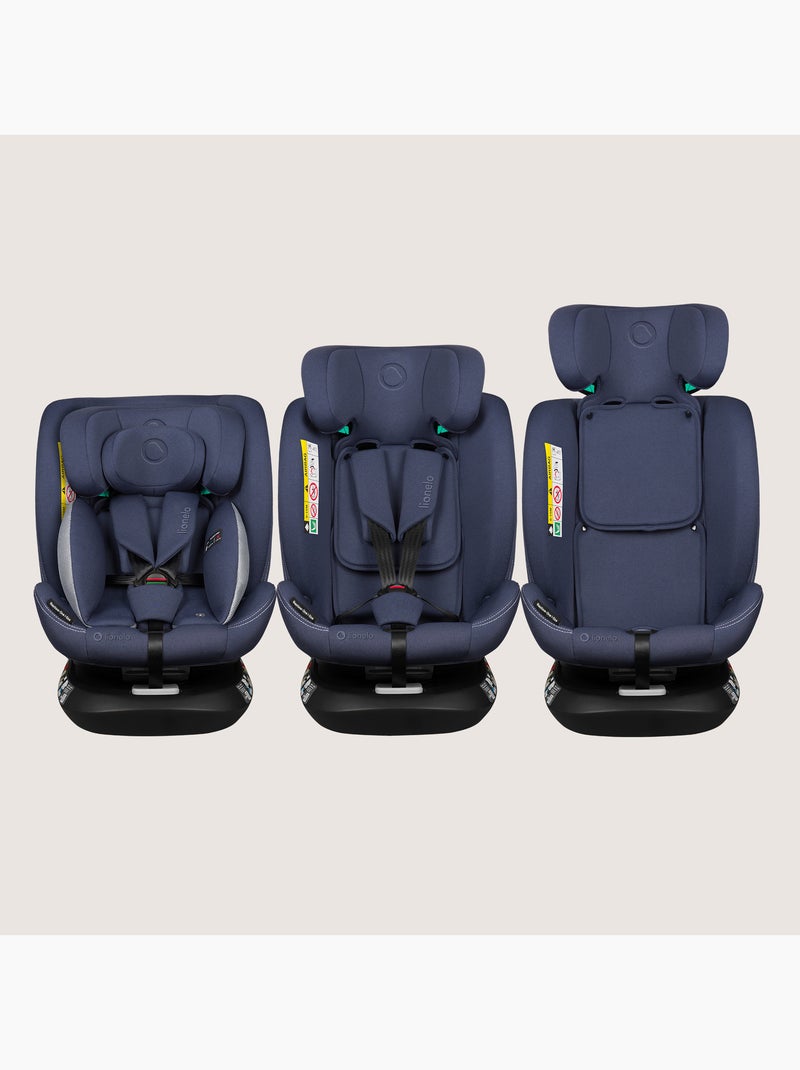 Silla de coche LIONELO Bastiaan One i-Size 40-150 cm - Base giratoria 360° - ISOFIX Azul - Kiabi