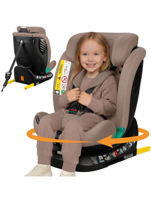 Silla de coche LIONELO Bastiaan One i-Size 40-150 cm - Base giratoria 360° - ISOFIX - Kiabi
