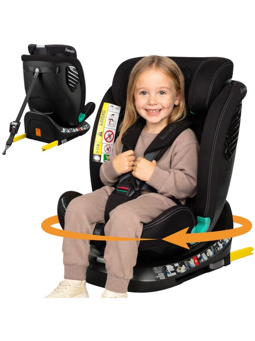 Silla de coche LIONELO Bastiaan One i-Size 40-150 cm - Base giratoria 360° - ISOFIX - Kiabi