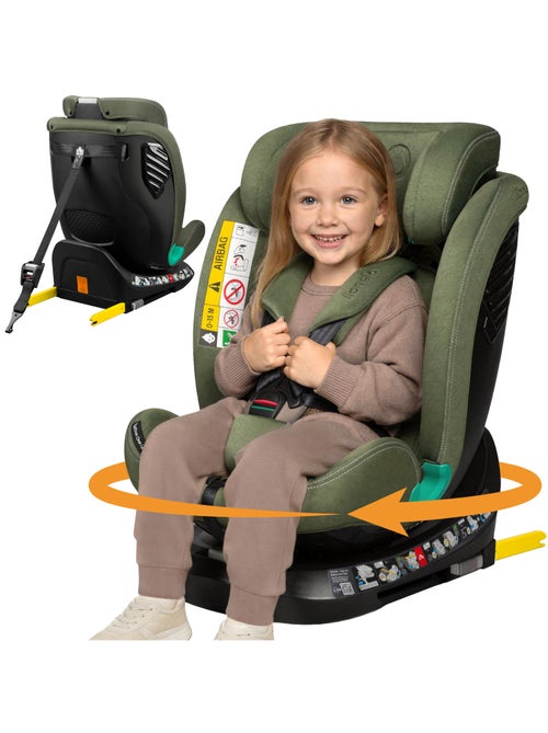 Silla de coche LIONELO Bastiaan One i-Size 40-150 cm - Base giratoria 360° - ISOFIX - Kiabi