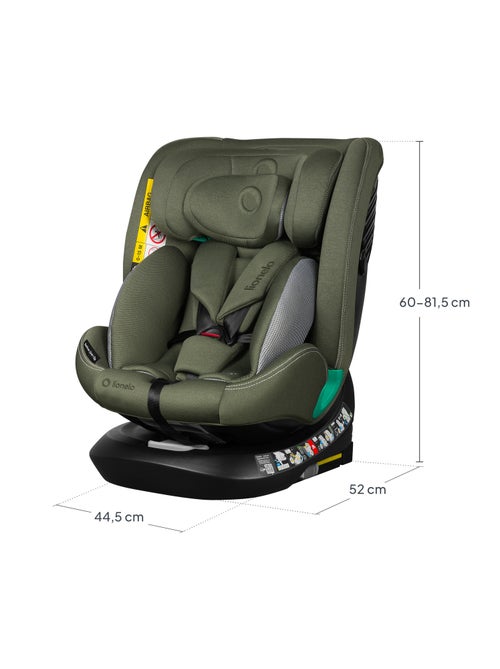 Silla de coche LIONELO Bastiaan One i-Size 40-150 cm - Base giratoria 360° - ISOFIX - Kiabi