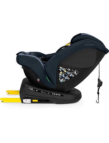 Silla de Coche LIONELO Bastiaan Plus i-Size - Giratoria 360° - 40-150 cm - ISOFIX