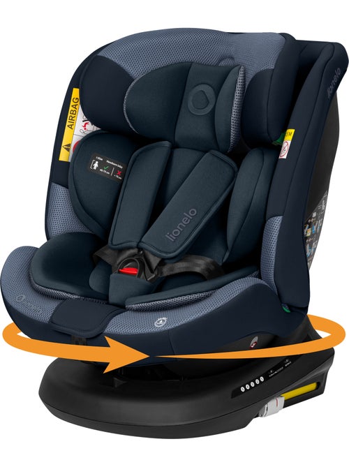Silla de Coche LIONELO Bastiaan Plus i-Size - Giratoria 360° - 40-150 cm - ISOFIX - Kiabi