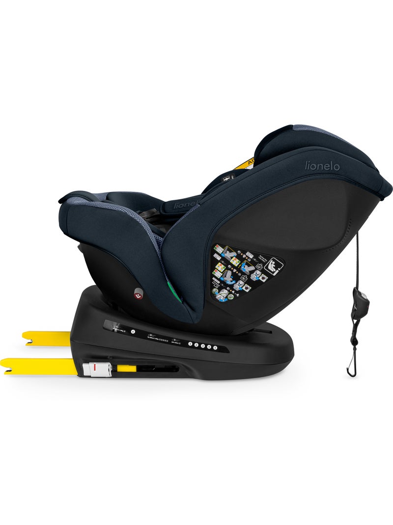 Silla de Coche LIONELO Bastiaan Plus i-Size - Giratoria 360° - 40-150 cm - ISOFIX Azul - Kiabi