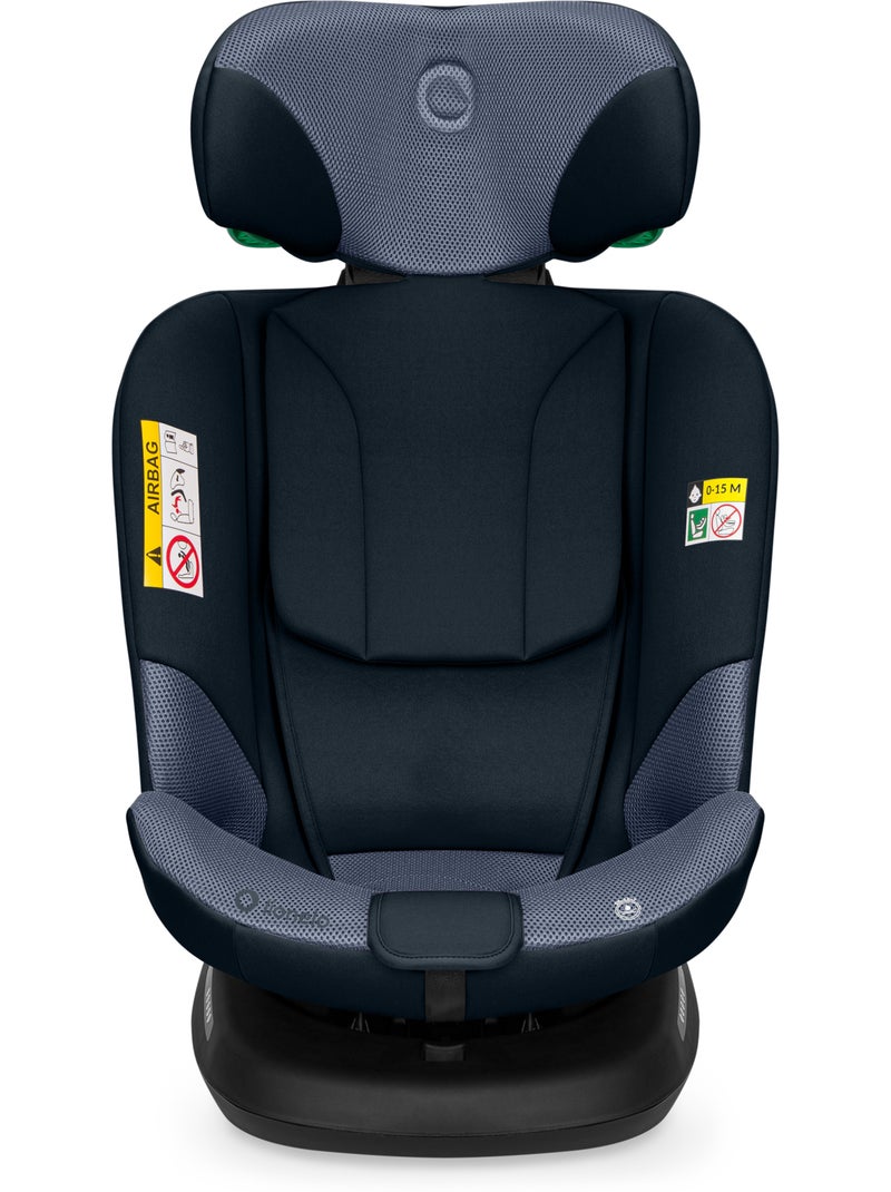 Silla de Coche LIONELO Bastiaan Plus i-Size - Giratoria 360° - 40-150 cm - ISOFIX Azul - Kiabi