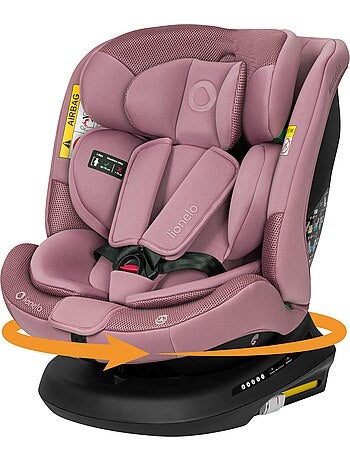 Silla de Coche LIONELO Bastiaan Plus i-Size - Giratoria 360° - 40-150 cm - ISOFIX