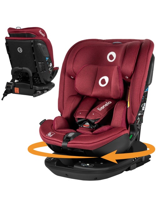 Silla de coche LIONELO Bastiaan RWF i-Size 40-150 cm - Base giratoria de 360° - ISOFIX - Grupo 0/1/2 - Kiabi