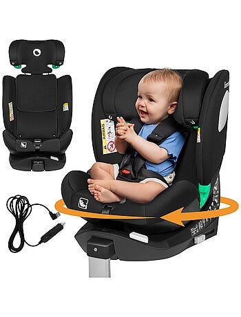Silla de coche LIONELO Braam Air i-Size 360° - 40-150 cm - ISOFIX - Ventilador integrado - Grupo 0/1