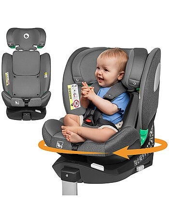 Silla de coche LIONELO Braam Air i-Size 360° - 40-150 cm - ISOFIX - Ventilador integrado - Grupo 0/1