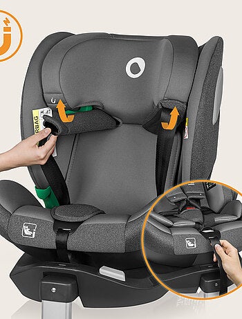 Silla de coche LIONELO Braam Air i-Size 360° - 40-150 cm - ISOFIX - Ventilador integrado - Grupo 0/1
