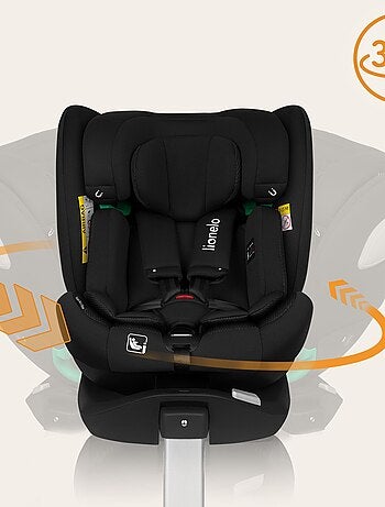 Silla de coche LIONELO Braam Air i-Size 360° - 40-150 cm - ISOFIX - Ventilador integrado - Grupo 0/1