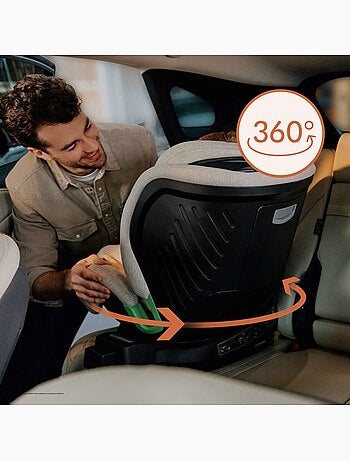 Silla de coche LIONELO Harmony i-Size 360° - ISOFIX - 60 % bambú - 40-150 cm - Grupo 0+/1/2/3