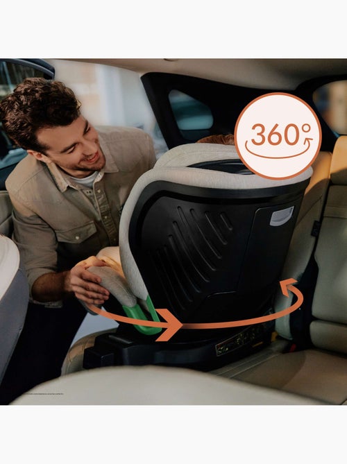 Silla de coche LIONELO Harmony i-Size 360° - ISOFIX - 60 % bambú - 40-150 cm - Grupo 0+/1/2/3 - Kiabi
