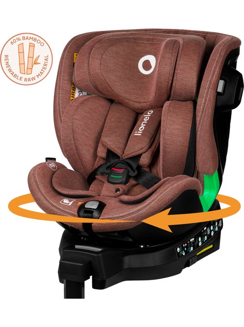 Silla de coche LIONELO Harmony i-Size 360° - ISOFIX - 60 % bambú - 40-150 cm - Grupo 0+/1/2/3 - Kiabi