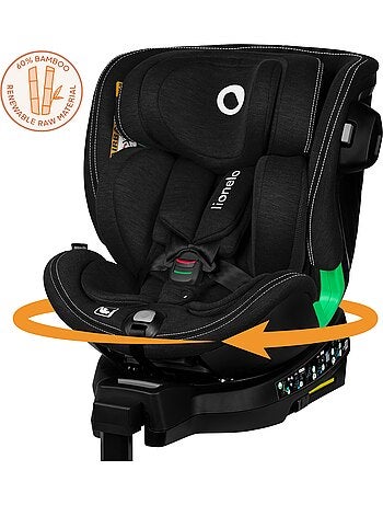 Silla de coche LIONELO Harmony i-Size 360° - ISOFIX - 60 % bambú - 40-150 cm - Grupo 0+/1/2/3