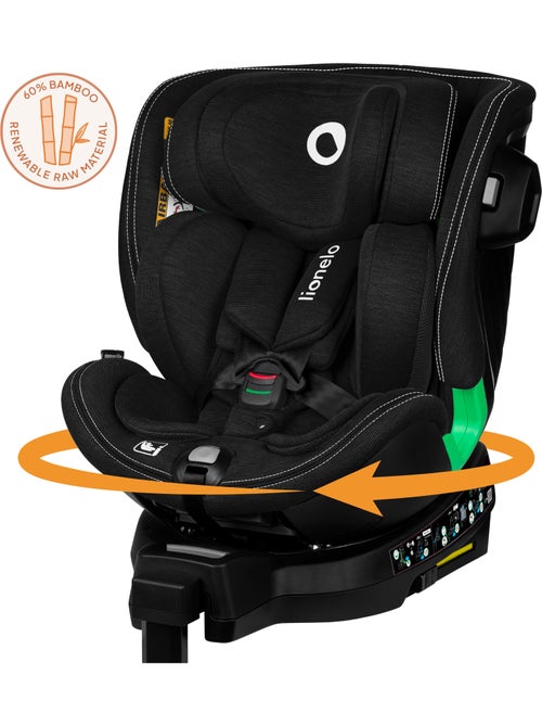 Silla de coche LIONELO Harmony i-Size 360° - ISOFIX - 60 % bambú - 40-150 cm - Grupo 0+/1/2/3 - Kiabi