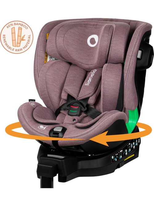 Silla de coche LIONELO Harmony i-Size 360° - ISOFIX - 60 % bambú - 40-150 cm - Grupo 0+/1/2/3 - Kiabi