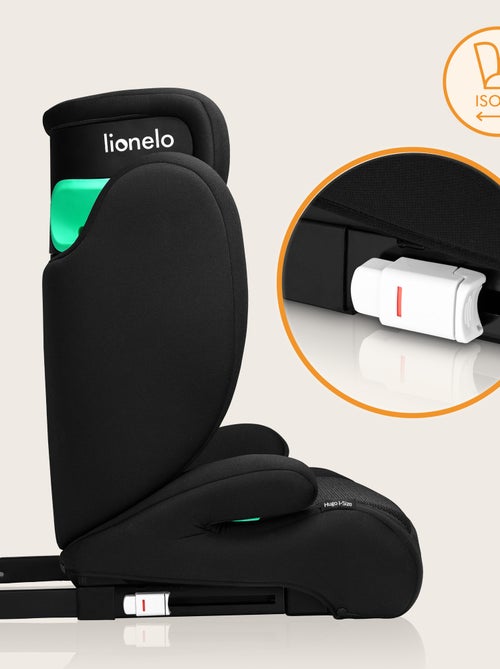 Silla de coche LIONELO Hugo i-Size 100-150cm - ISOFIX - Grupo 2/3 - Reposacabezas viscoelástico - Kiabi