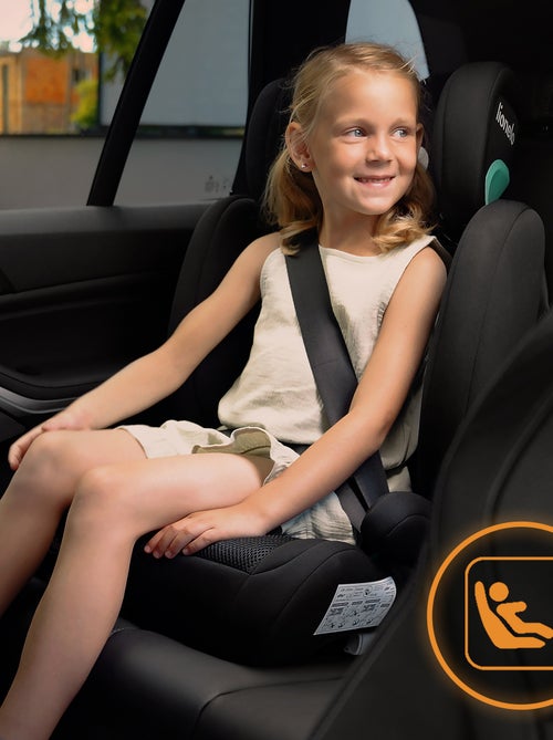 Silla de coche LIONELO Hugo i-Size 100-150cm - ISOFIX - Grupo 2/3 - Reposacabezas viscoelástico - Kiabi